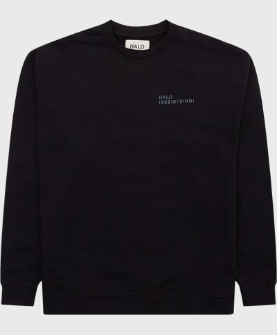 HALO Sweatshirts COTTON CREW 610061 AW22 Sort