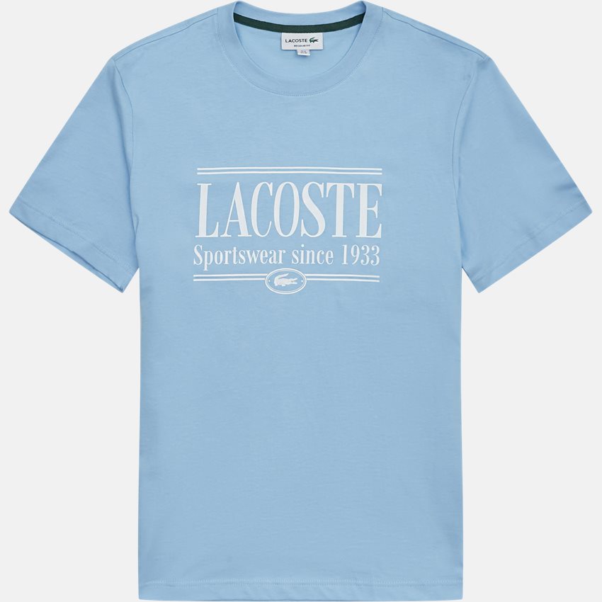 Lacoste T-shirts TH0322 LYSBLÅ