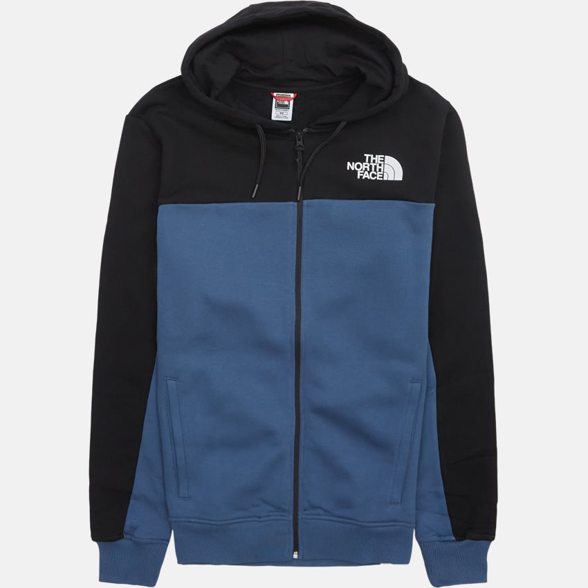 Rise flamme besværlige ICON FULL ZIP NF0A7X1YH Sweatshirts BLÅ fra The North Face 599 DKK