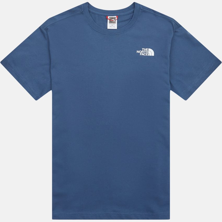 The North Face T-shirts SS RED BOX CELE NF0A7X1K BLÅ