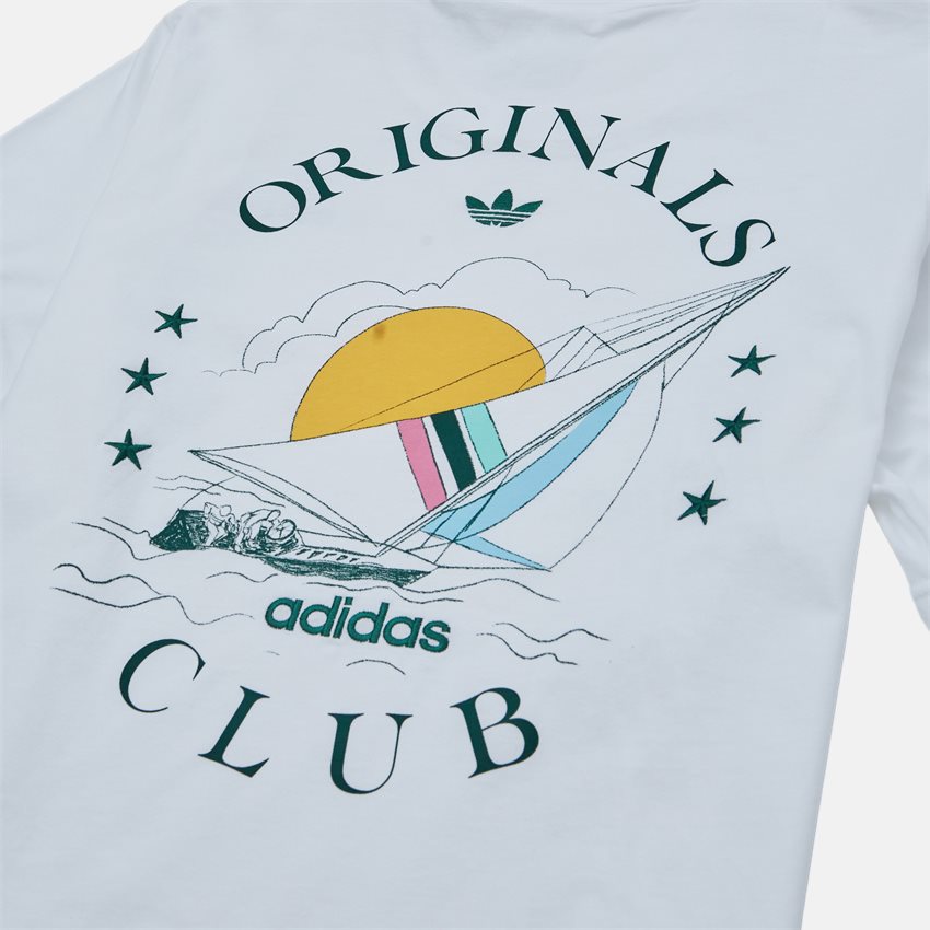 Adidas Originals T-shirts SAILING TEE HR7906 HVID