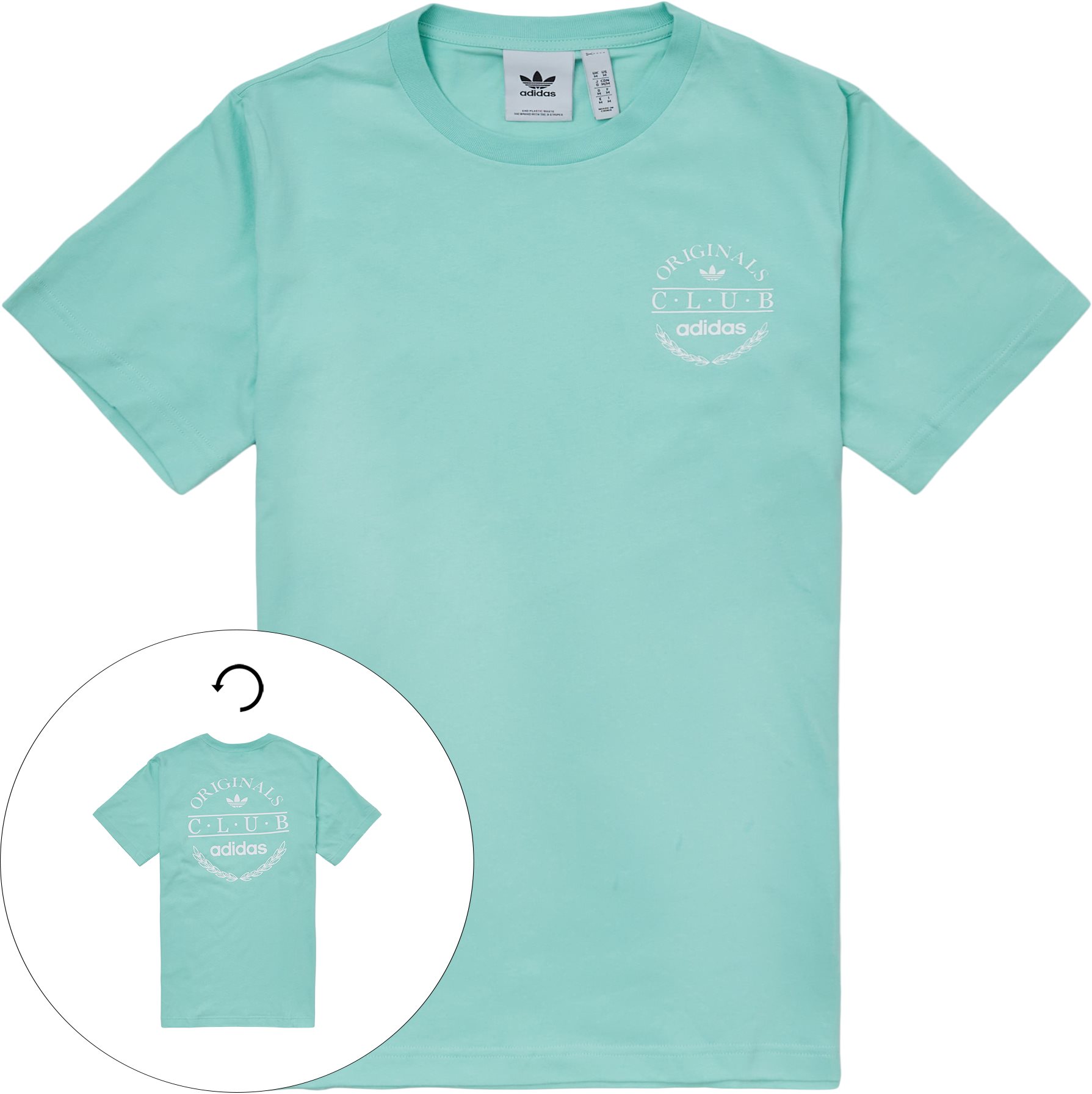 Club Logo Tee - T-shirts - Regular fit - Green
