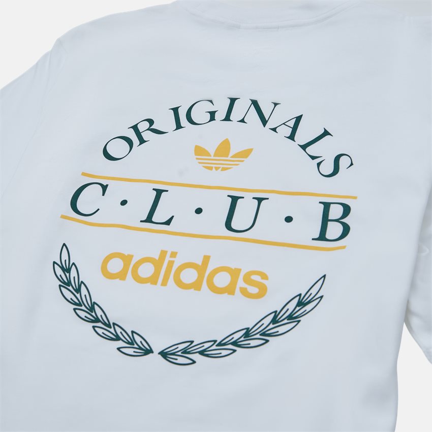 Adidas Originals T-shirts CLUB LOGO TEE HR78 HVID
