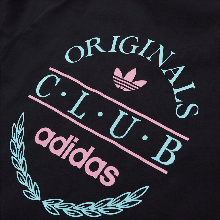 Adidas Originals T-shirts CLUB LOGO TEE HR78 SORT