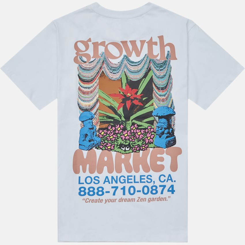 Market T-shirts GROWTH MARKET TEE WHITE