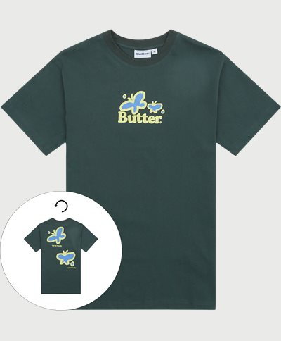 Butter Goods T-shirts WANDER TEE Grøn