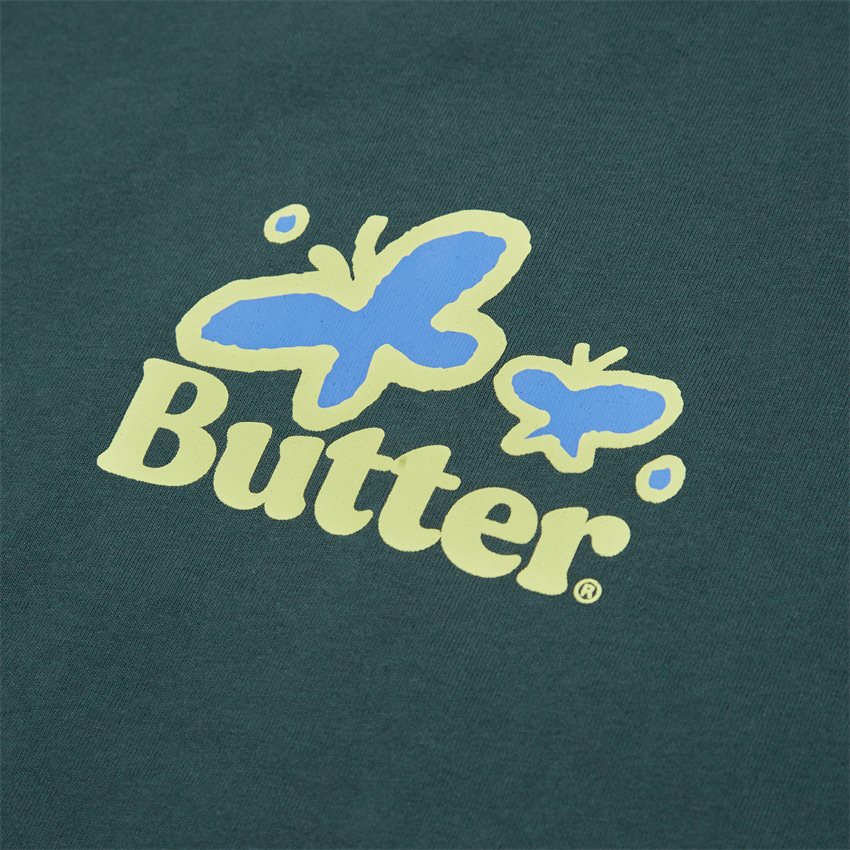 Butter Goods T-shirts WANDER TEE GRØN