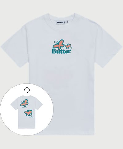 Butter Goods T-shirts WANDER TEE Hvid