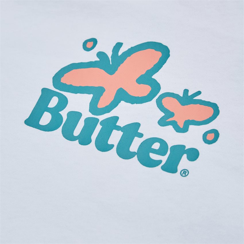 Butter Goods T-shirts WANDER TEE HVID