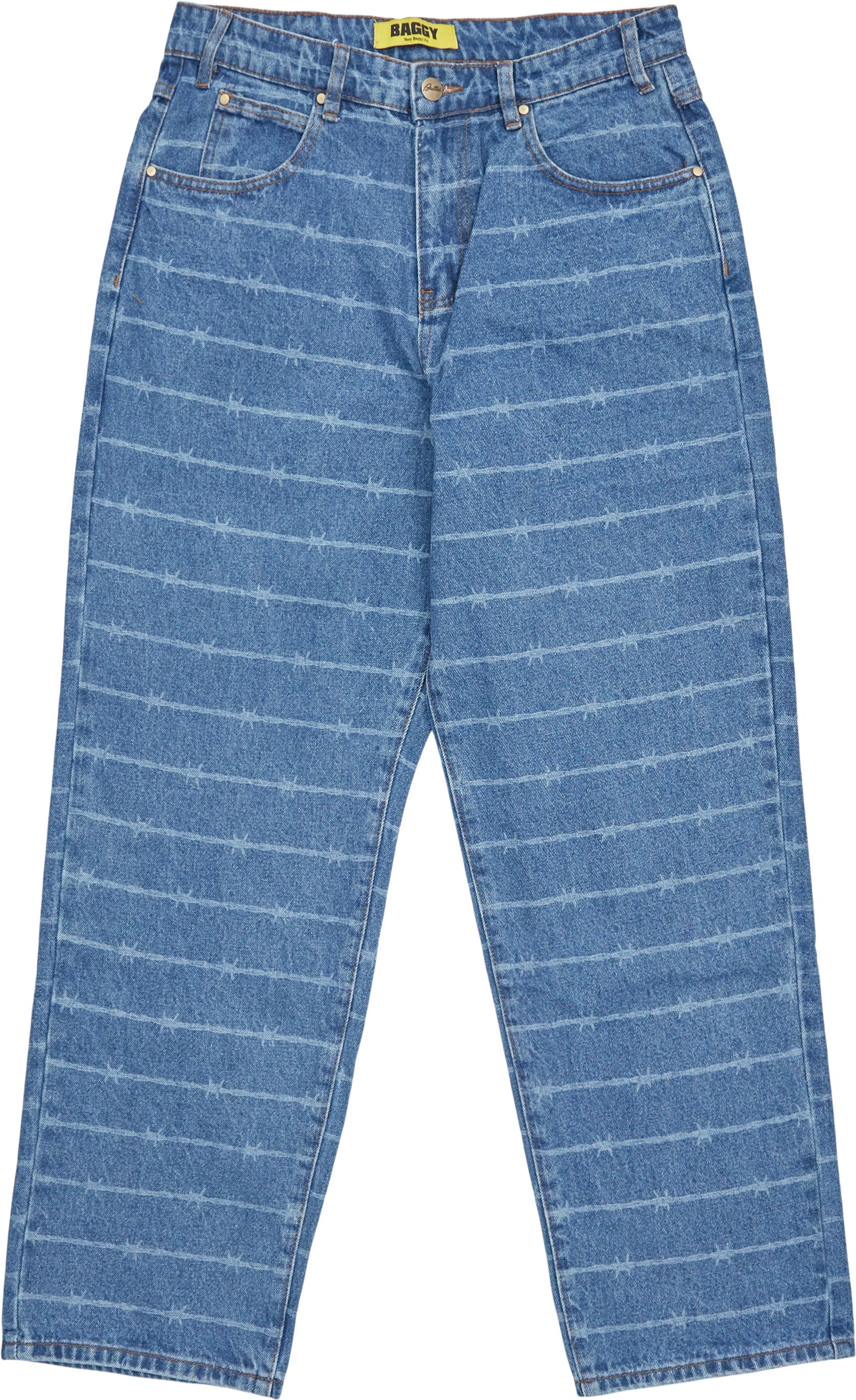 Barbwire Denim Jeans - Jeans - Baggy fit - Denim
