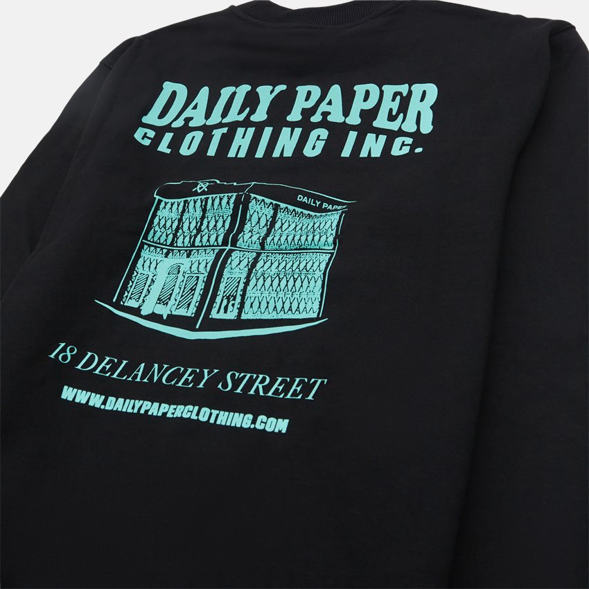 Daily Paper Sweatshirts NEDEEM SWEATER  SORT