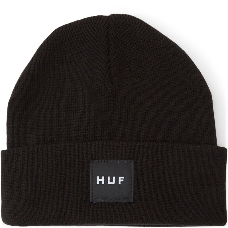 Huf Essentials Box Logo Cuff Beanie Sort