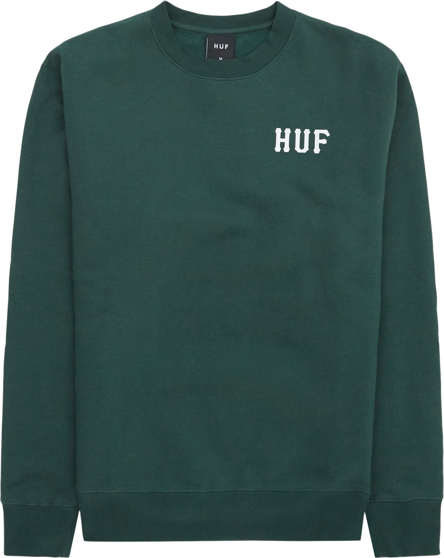 HUF Sweatshirts ESSENTIALS CLASSIC H CREW Green