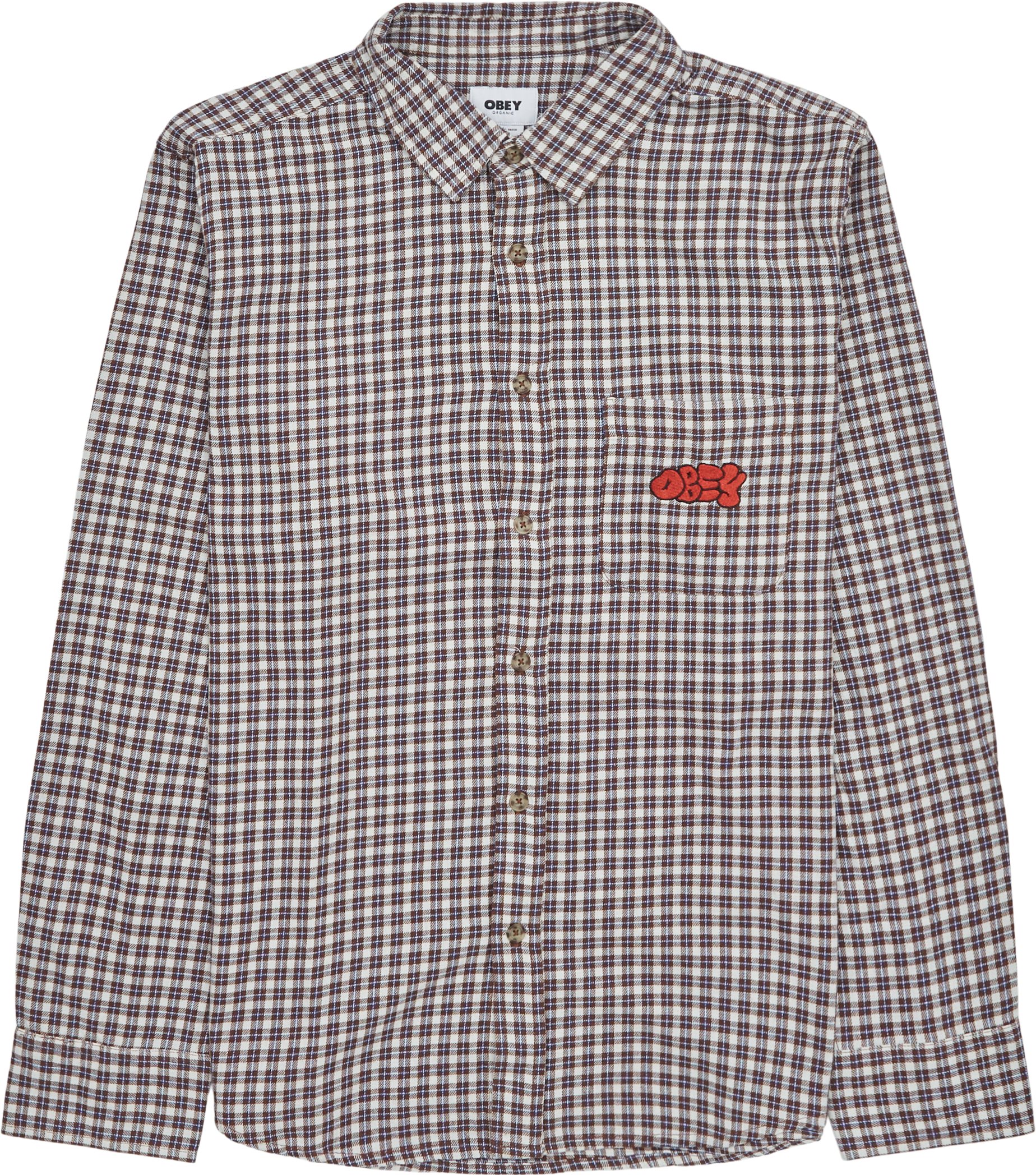 Obey Shirts SID WOVEN 181200354 Sand