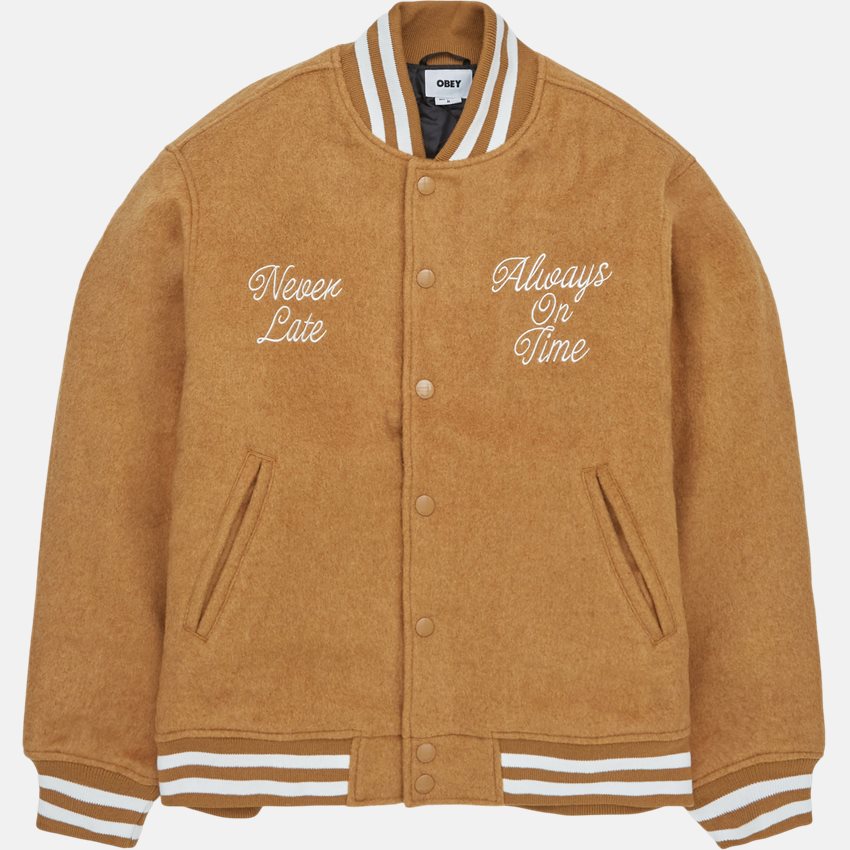 Brown Varsity Jacket - Temu