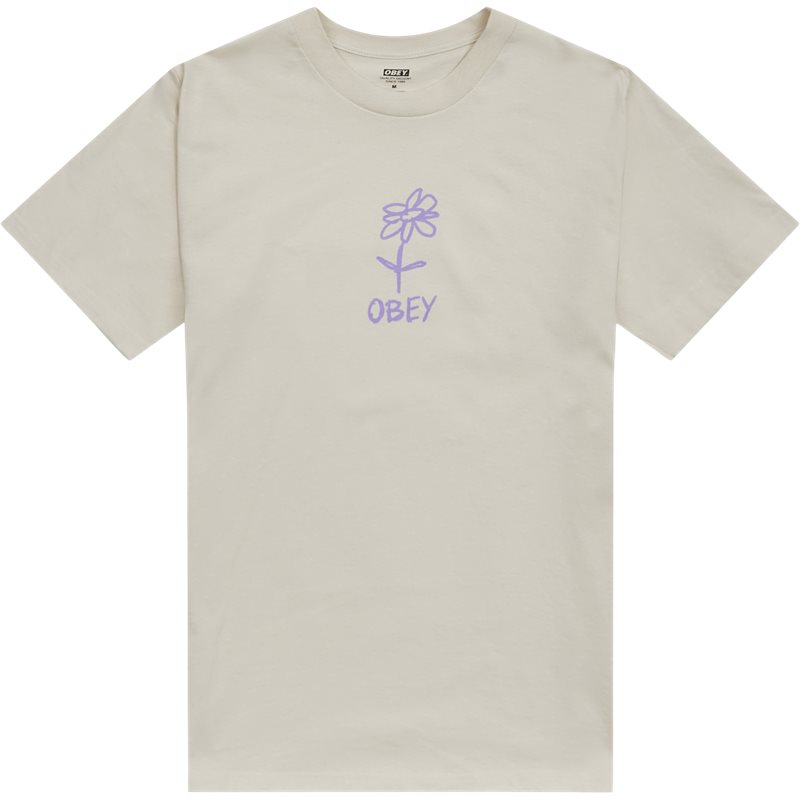 Obey Obey Flower Doodle T-shirt Sand