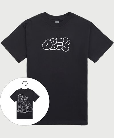 Obey T-shirts BEST FRIENDS 165263198 Black