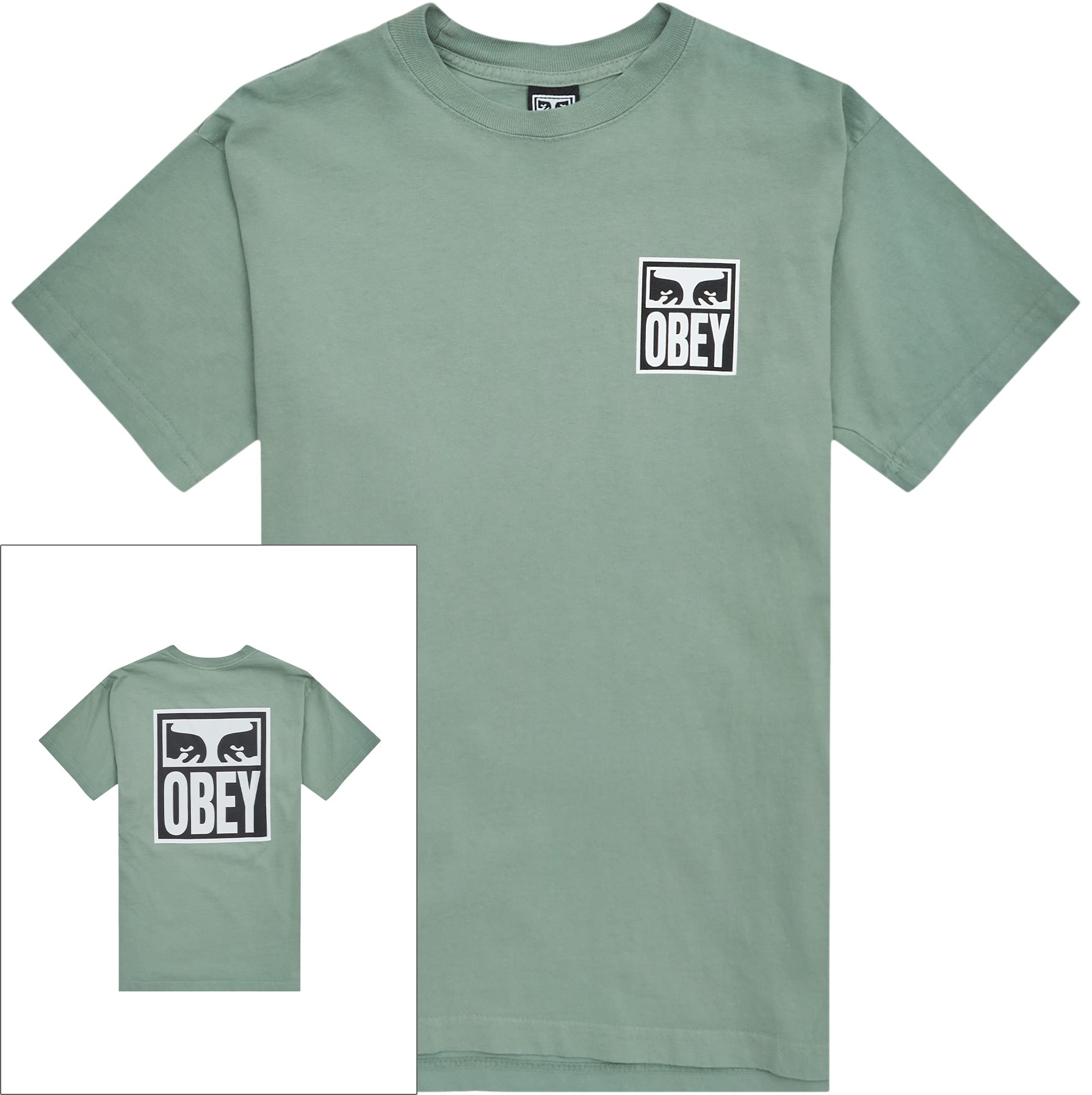 Obey T-shirts OBEY EYES ICON 2 166912142E Grøn