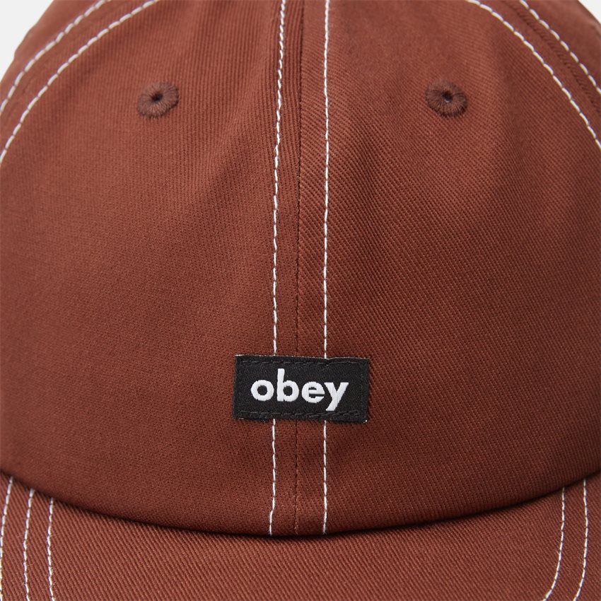 Obey Caps MAC 6 PANEL SNAPBACK 100580311 BRUN