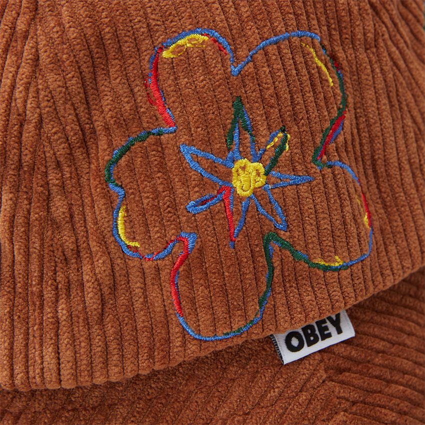 Obey Caps NOVA BUCKET HAT 100520075 BRUN