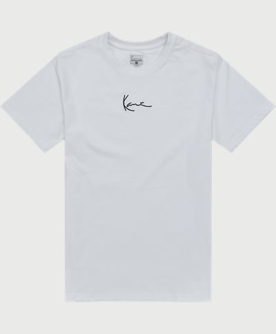 Karl Kani T-shirts SMALL SINATURE TEE Hvid