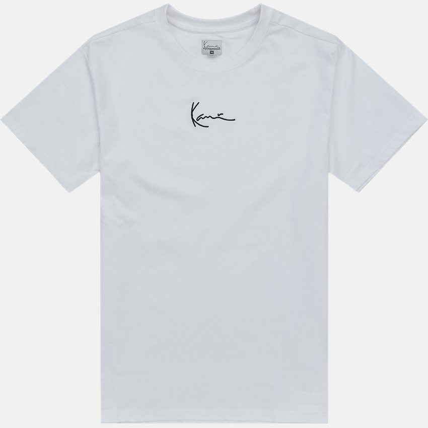 Karl Kani T-shirts SMALL SINATURE TEE HVID