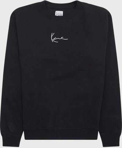 Karl Kani Sweatshirts SMALL SIGNATURE CREW Black