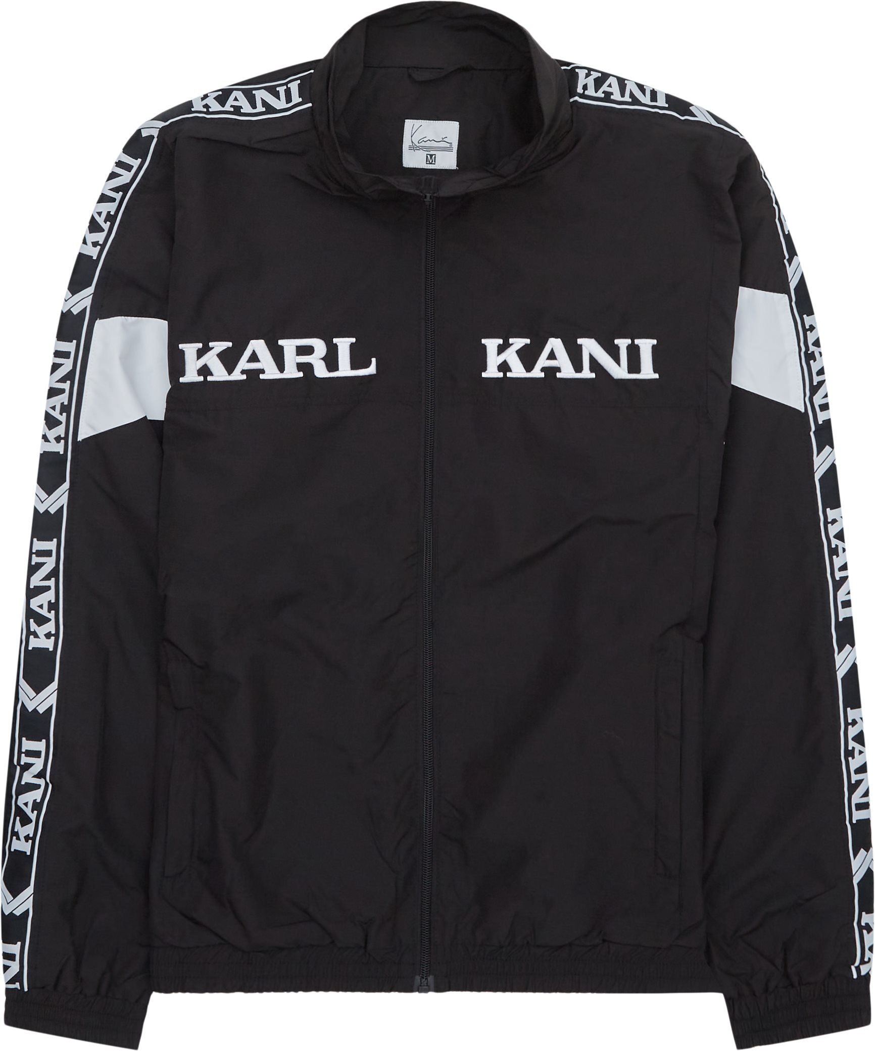 Karl Kani Sweatshirts RETRO TAPE TRACKJACKET Black