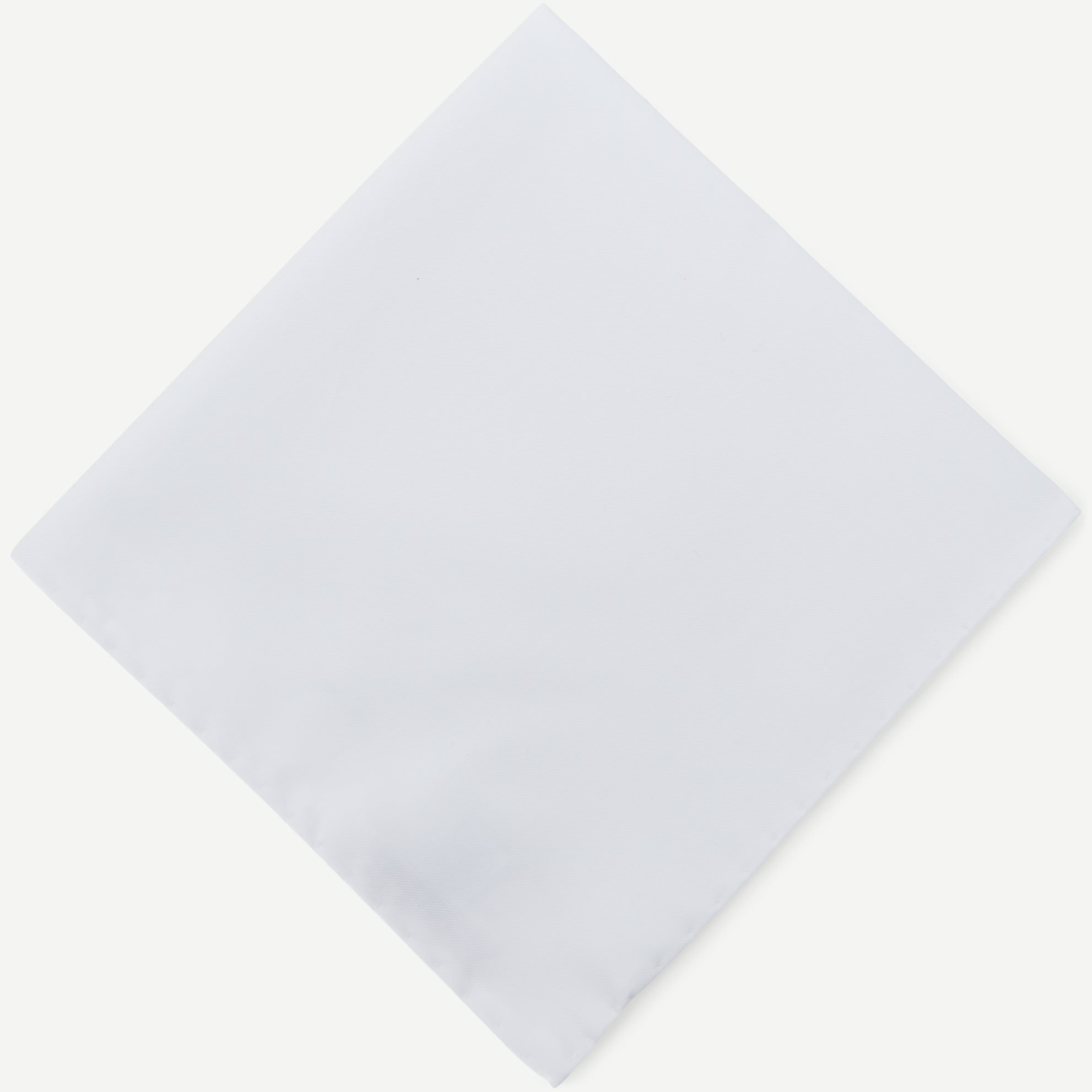 Cotton Pocket Square - Accessories - Hvid