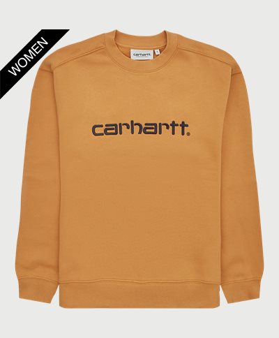 Carhartt WIP Women Sweatshirts W CARHARTT SWEAT I027475. Brun