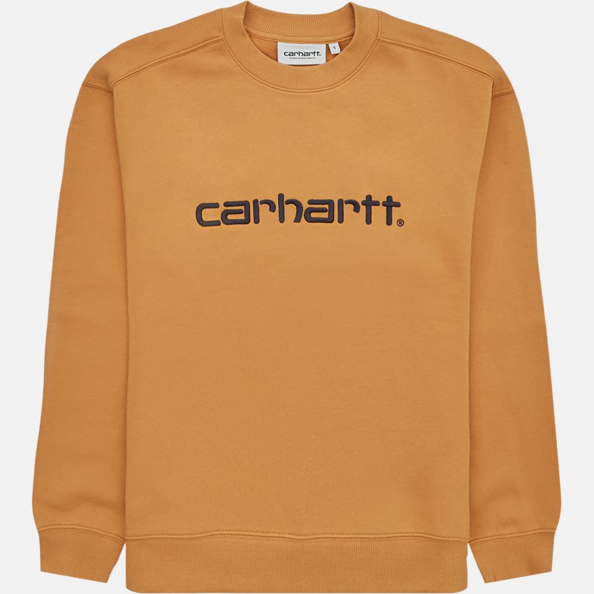 Carhartt WIP Women Sweatshirts W CARHARTT SWEAT I027475. OCHRE