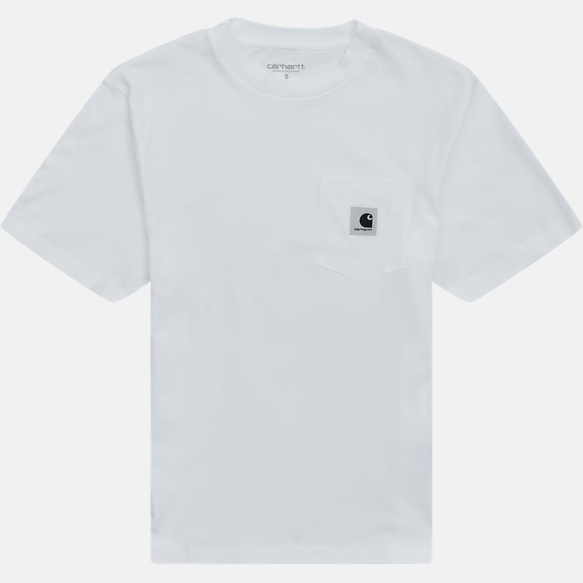 Carhartt WIP Women T-shirts W SS POCKET T-SHIRT I030793 WHITE