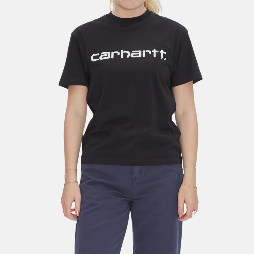 Carhartt WIP Women T-shirts W SS SCRIPT T-SHIRT I030797 BLACK