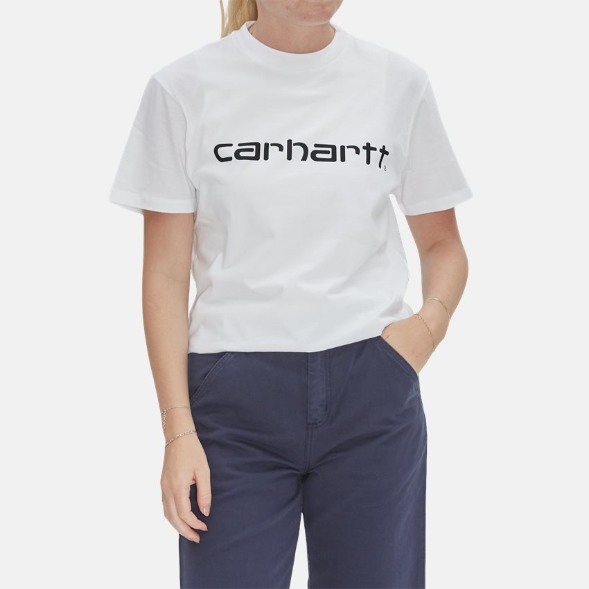 Carhartt WIP Women T-shirts W SS SCRIPT T-SHIRT I030797 WHITE