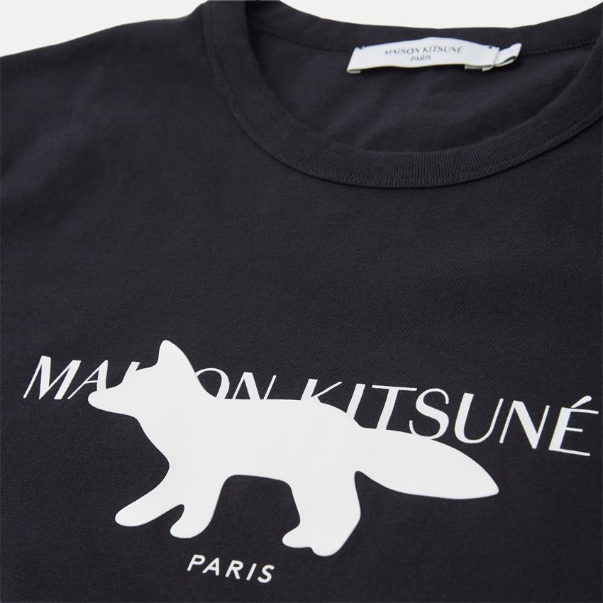 Maison Kitsuné T-shirts JM00104KJ0008 FOX STAMP SORT