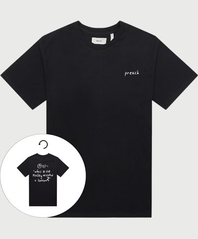 PREACH T-shirts FUTURE TEE 206220 Black