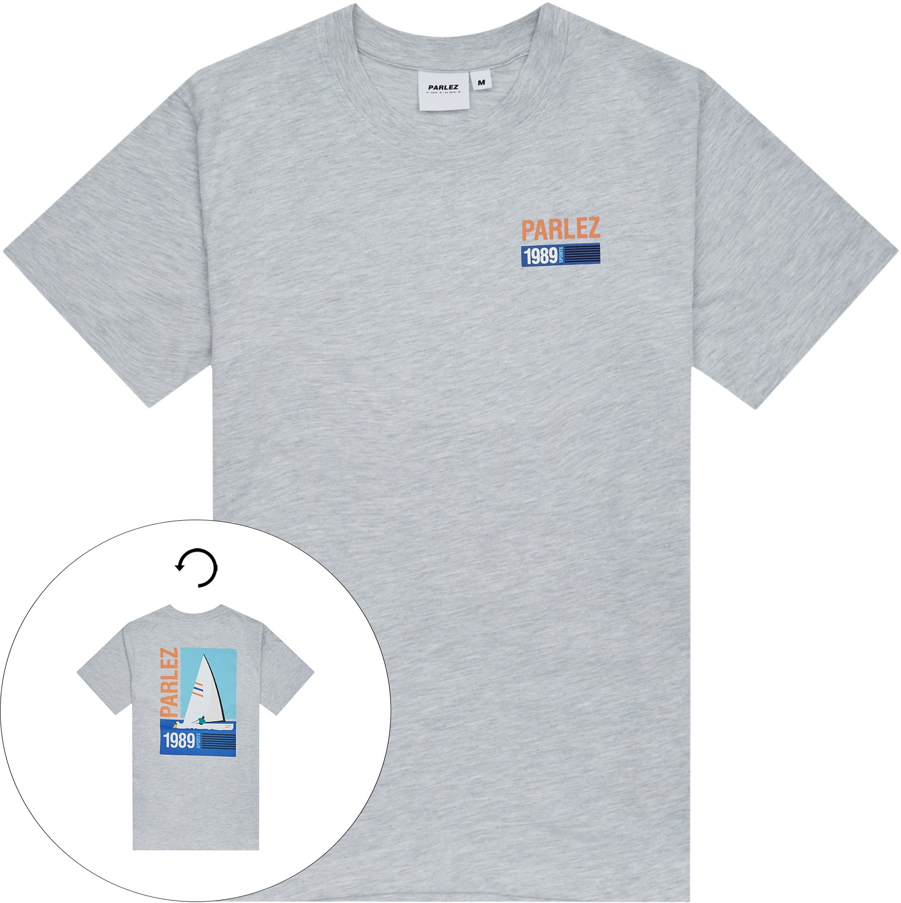 PARLEZ T-shirts CORAZOL T-SHIRT Grå