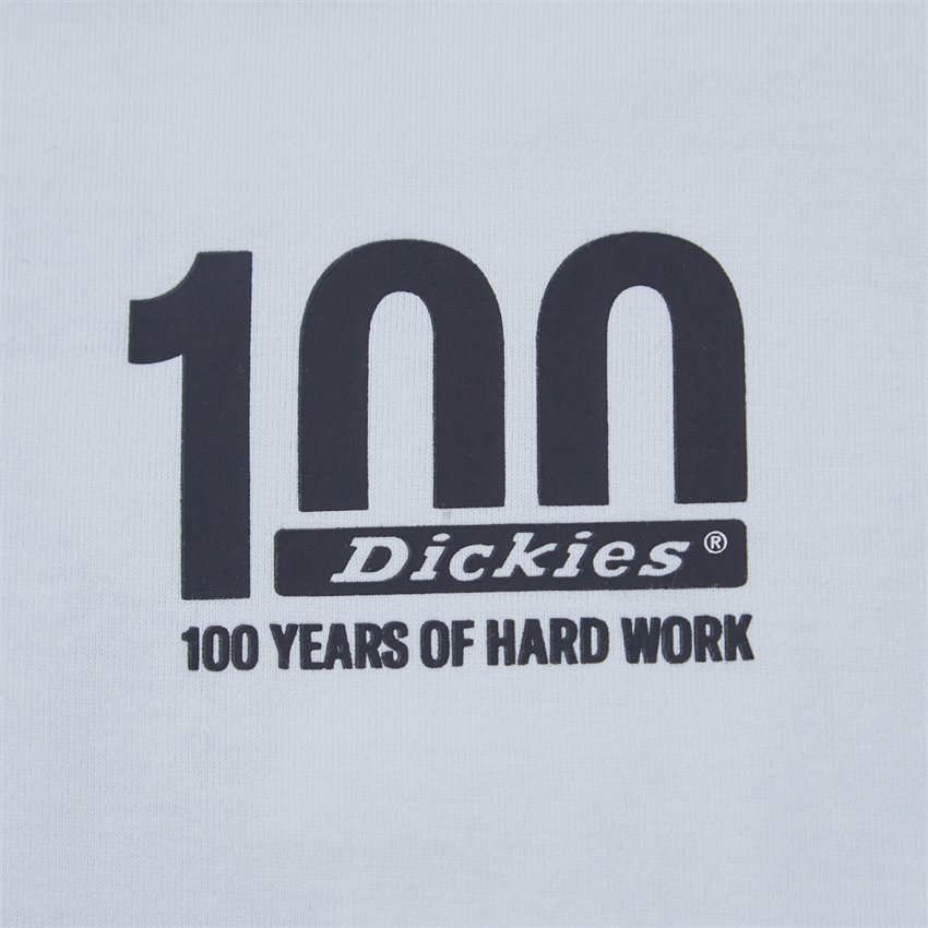 Dickies T-shirts 100 LOGO TEE HVID