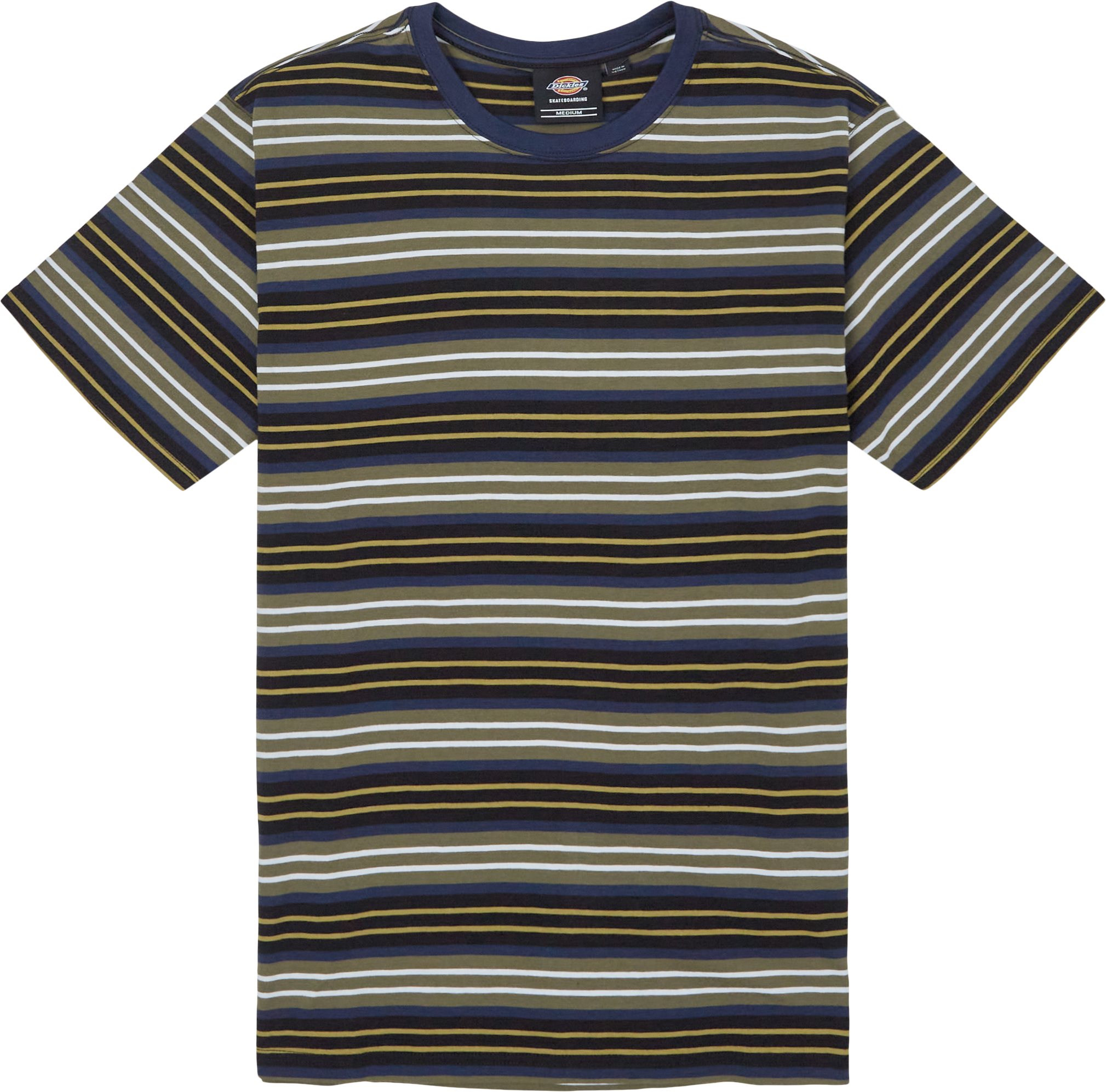 Bothell Stripe Tee - T-shirts - Regular fit - Black