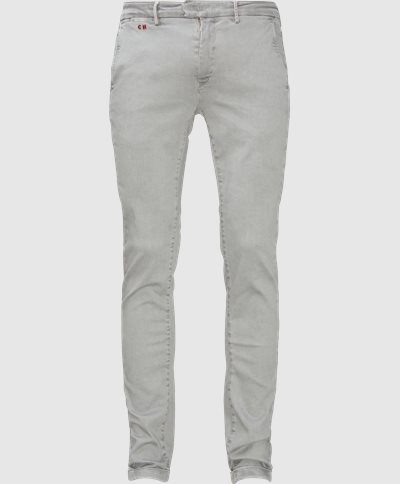 Tramarossa Trousers LUIS SLIM G125 GABARDINE SUPERSTRETCH Grey