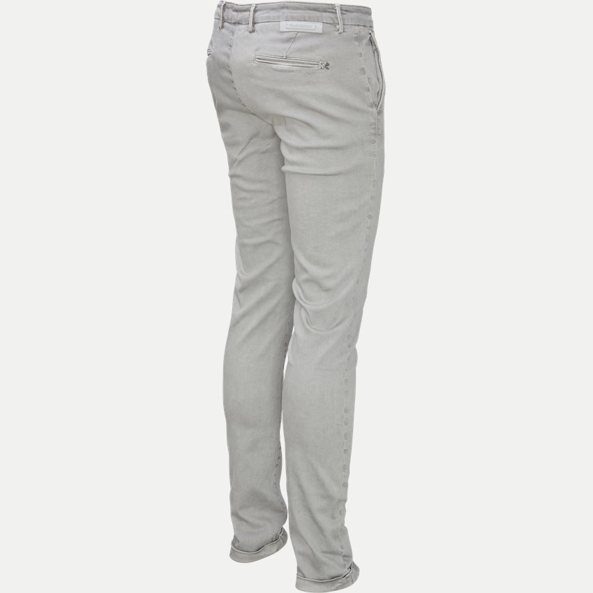 Tramarossa Trousers LUIS SLIM G125 GABARDINE SUPERSTRETCH L.GREY