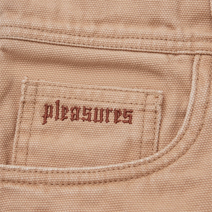 Pleasures Jeans FRICTION WORK PANT Tan