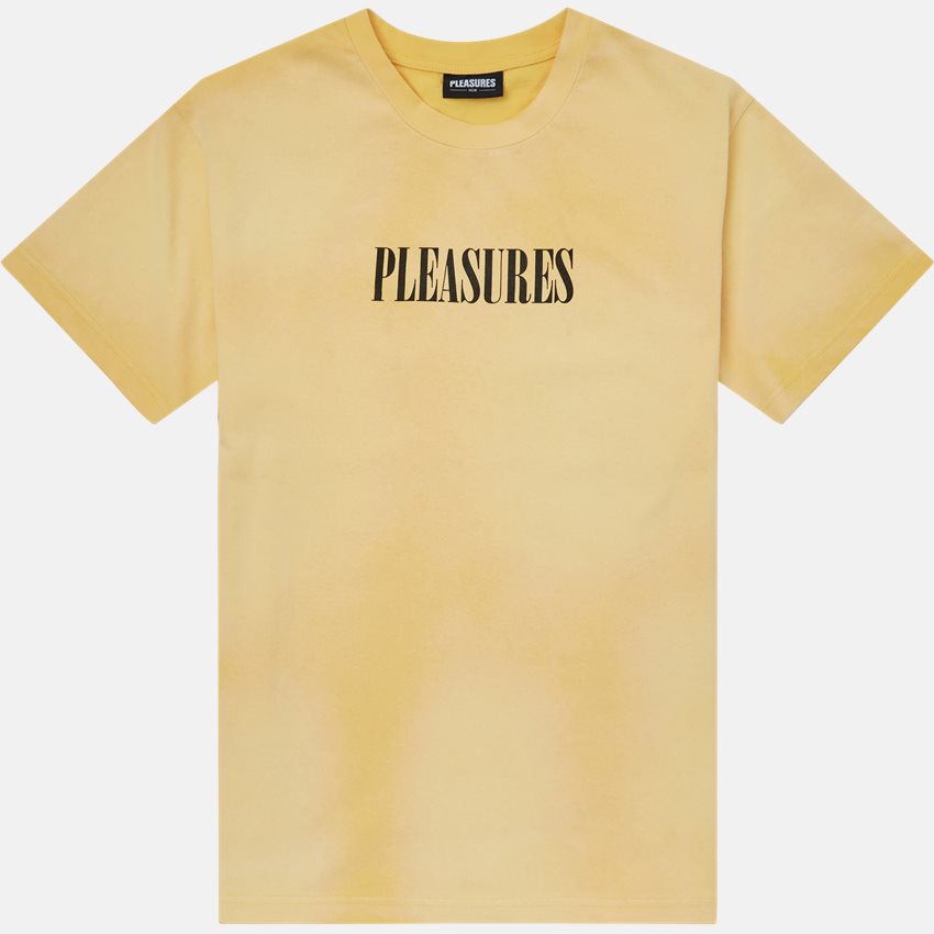 Pleasures T-shirts SPECIAL HEAVYWEIGHT SHIRT YELLOW