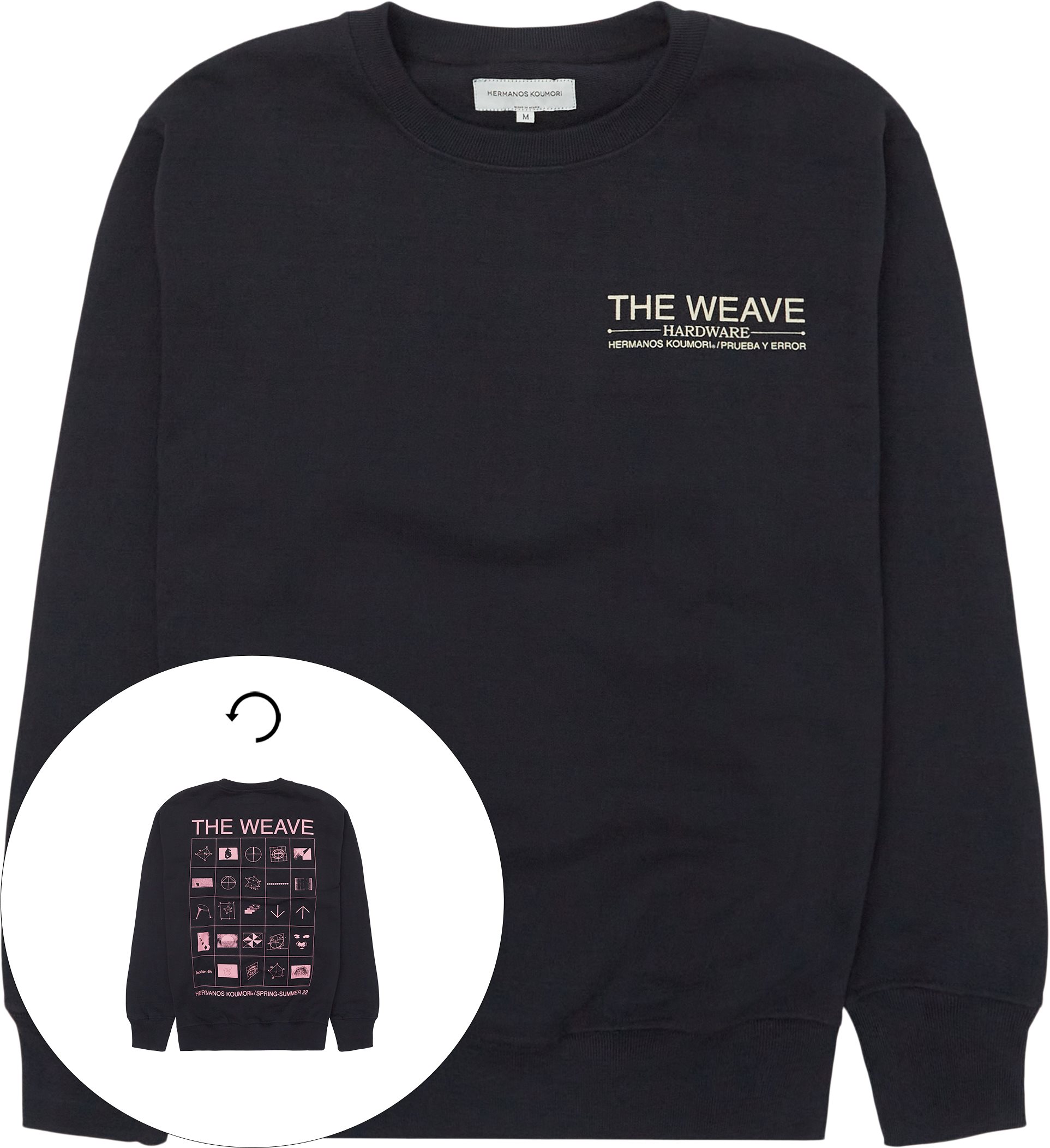 The Weave Crewneck - Sweatshirts - Regular fit - Blå