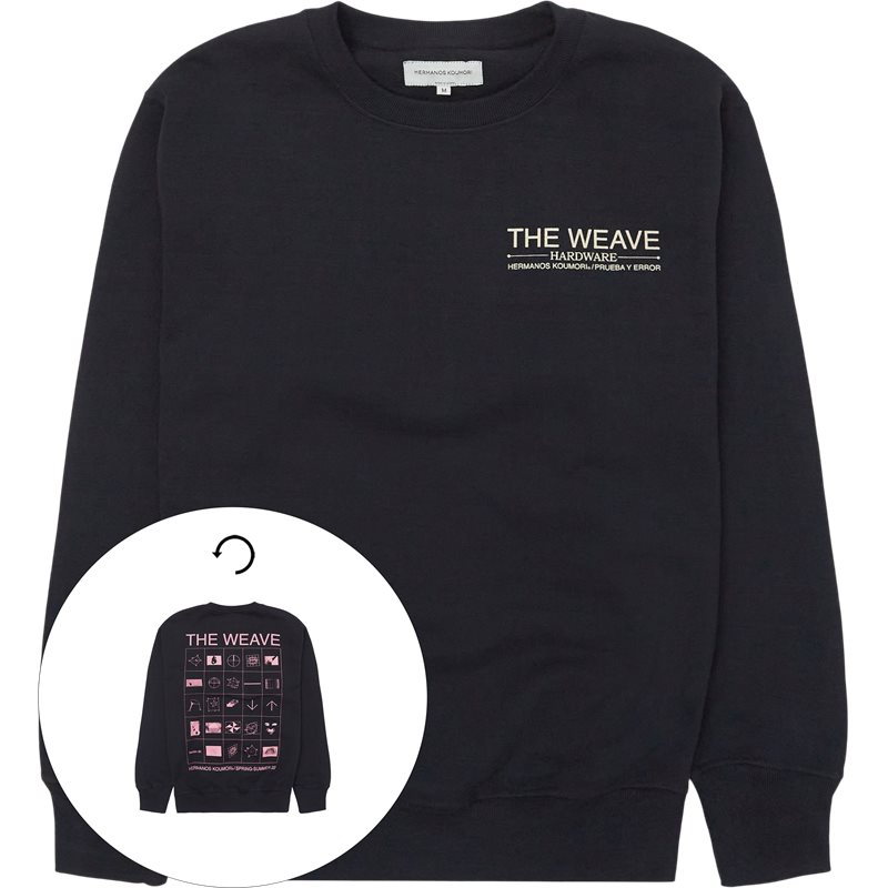 Hermanos Koumori The Weave Crewneck Fra Hermanos Koumori
