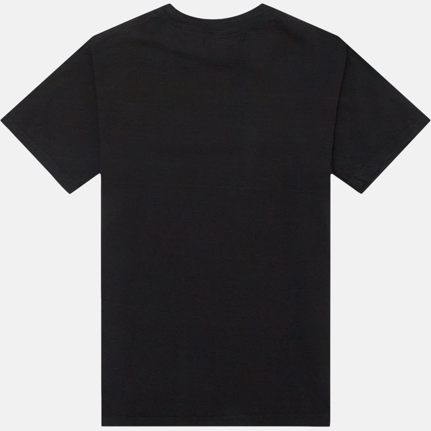 Hermanos Koumori T-shirts TRAMA SHORT SLEEVE TEE BLACK