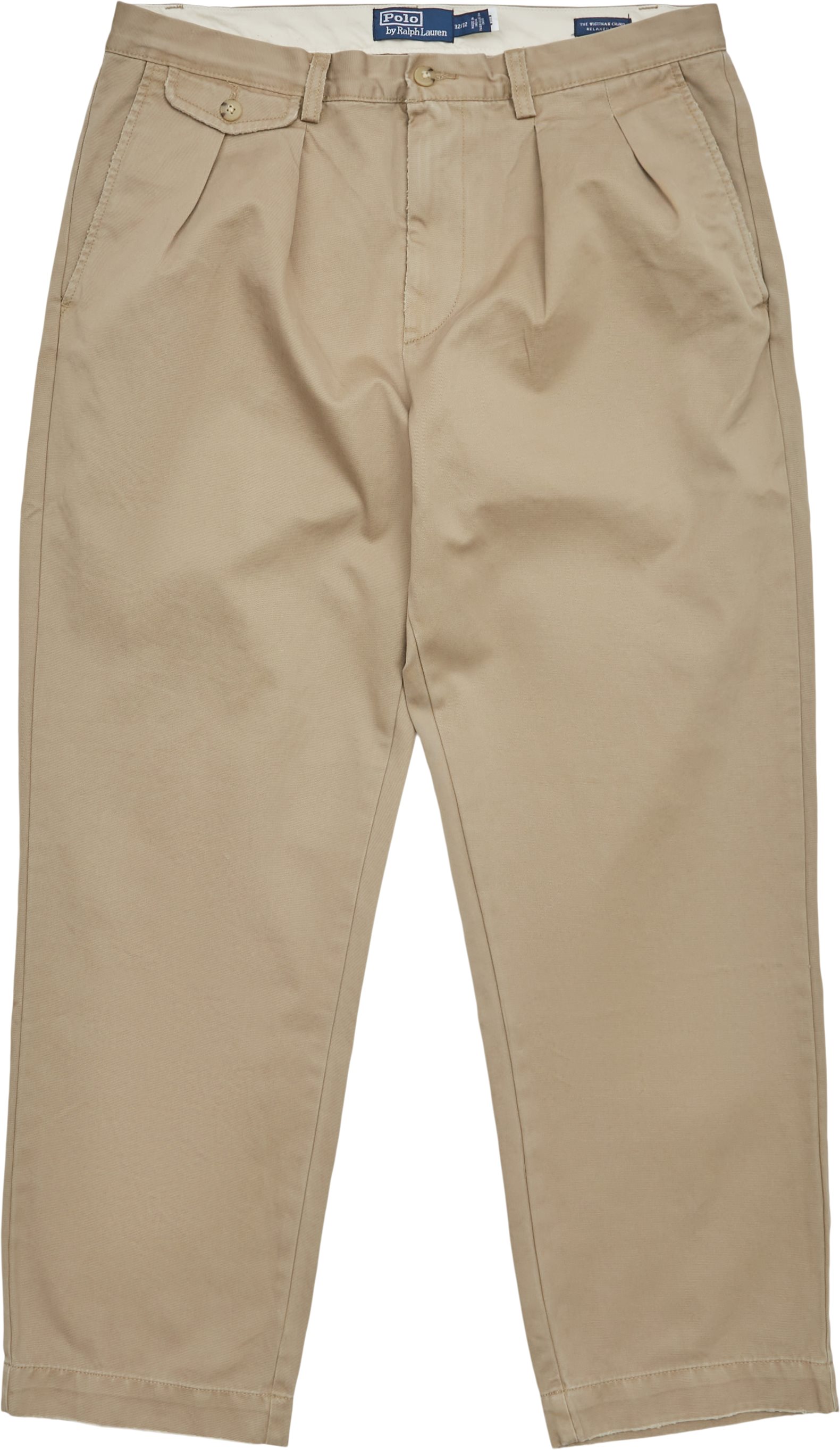 Trousers - Relaxed fit - Sand