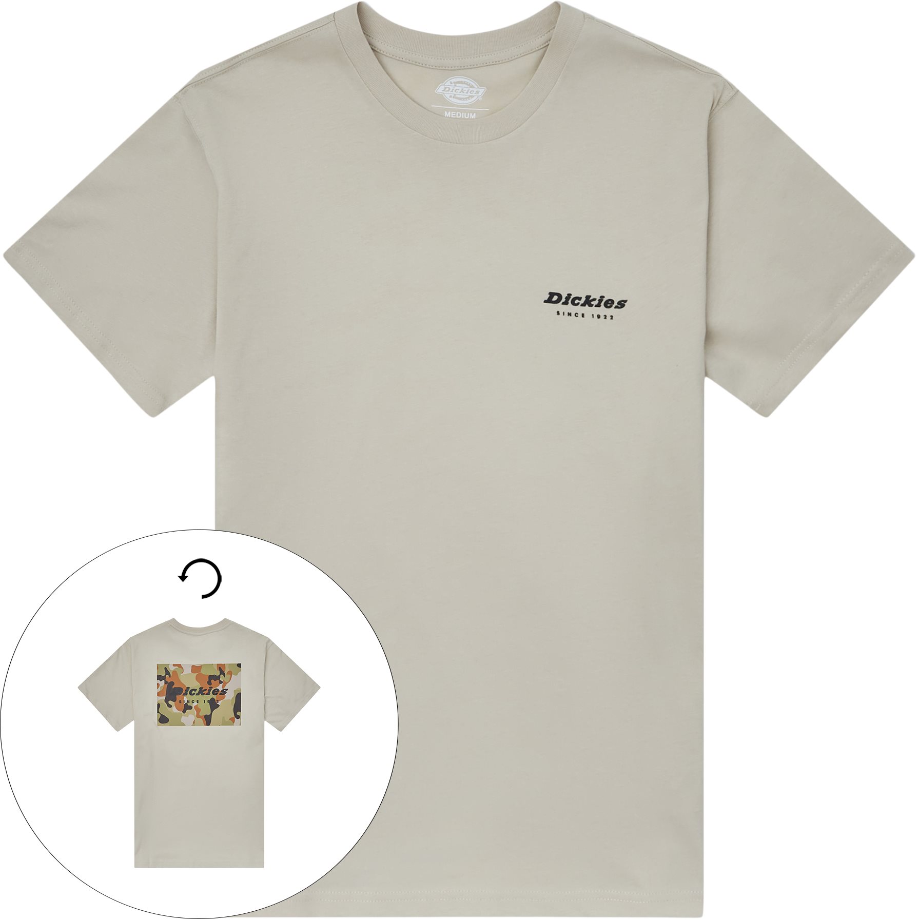 Artondale Box Tee - T-shirts - Regular fit - Sand