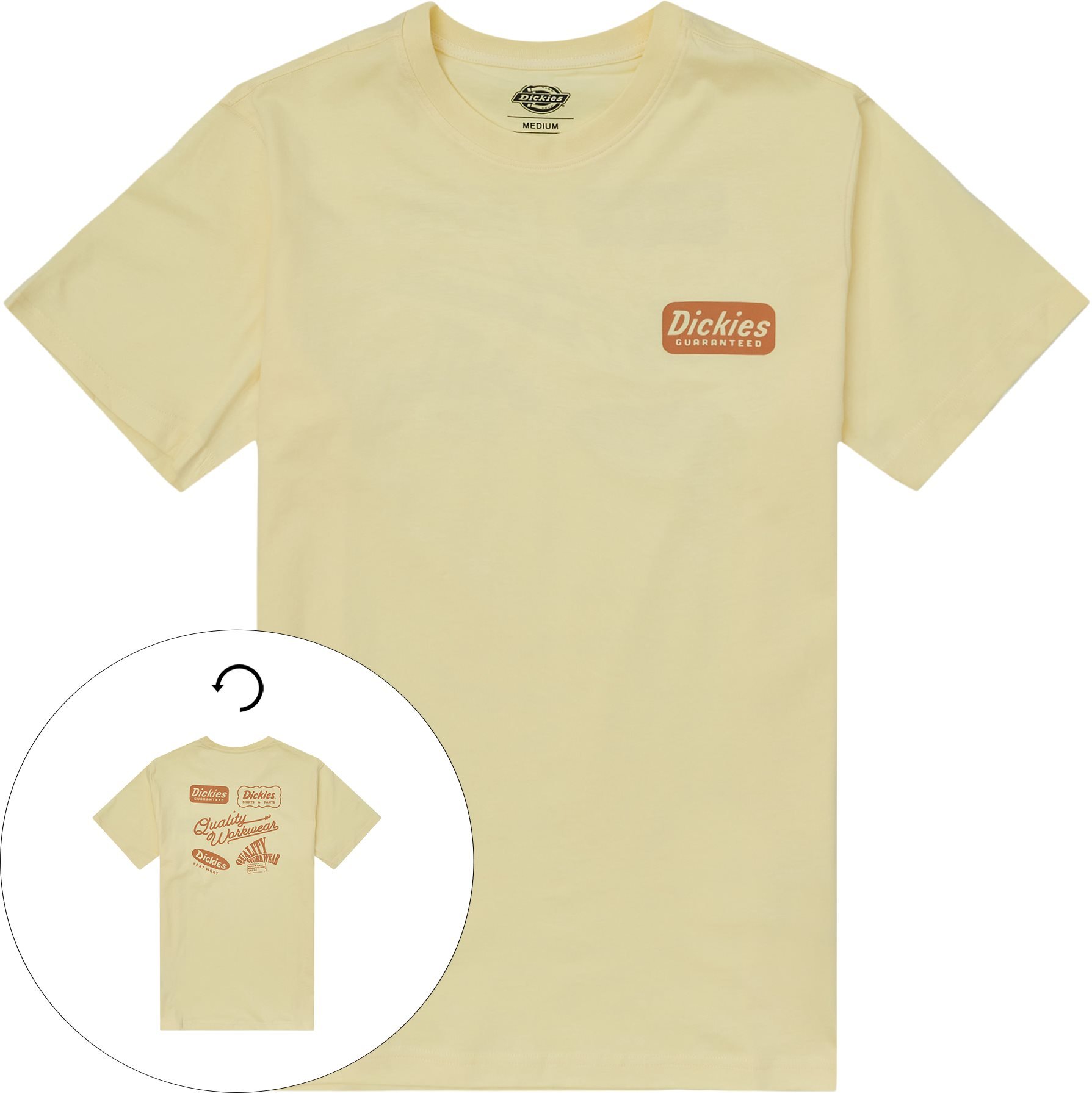 Fircrest tee - T-shirts - Regular fit - Yellow
