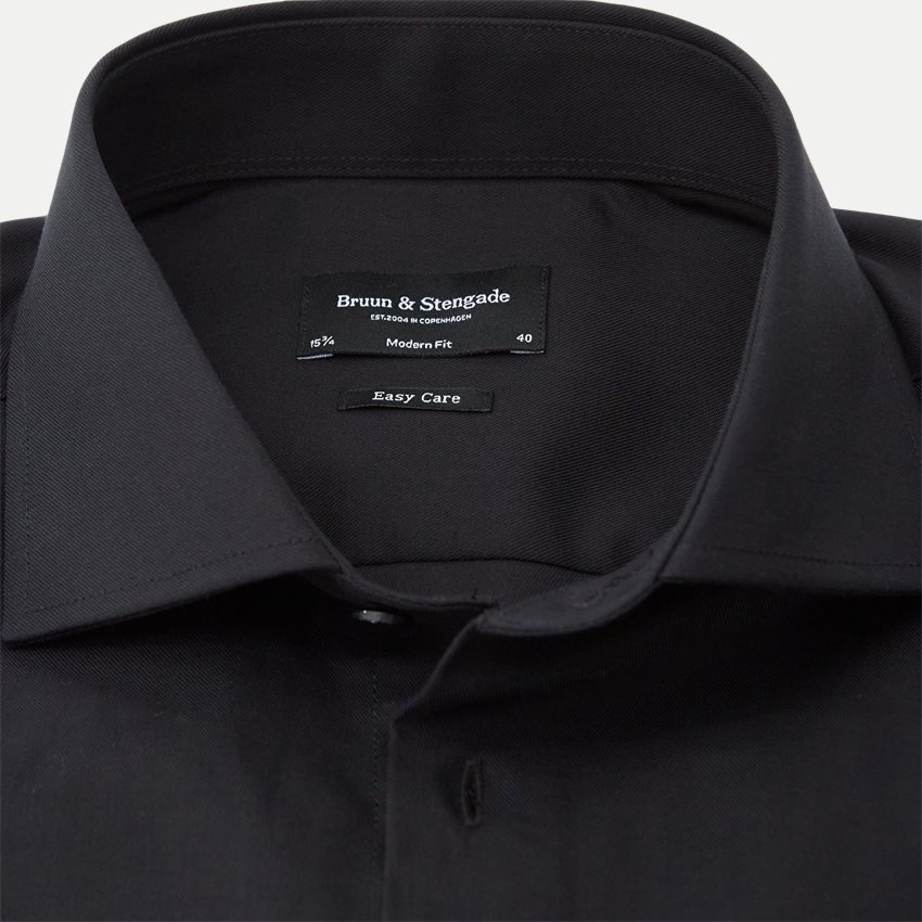 Bruun & Stengade Shirts BEGOVIC SHIRT BLACK